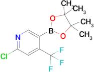 2-Chloro-5-(4,4,5,5-tetramethyl-1,3,2-dioxaborolan-2-yl)-4-(trifluoromethyl)pyridine