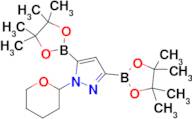 1-(Tetrahydro-2H-pyran-2-yl)-3,5-bis(4,4,5,5-tetramethyl-1,3,2-dioxaborolan-2-yl)-1H-pyrazole