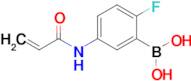 [2-Fluoro-5-(prop-2-enamido)phenyl]boronic acid