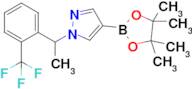 4-(4,4,5,5-Tetramethyl-1,3,2-dioxaborolan-2-yl)-1-(1-(2-(trifluoromethyl)-phenyl)ethyl)-1H-pyrazole