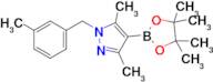 3,5-Dimethyl-1-(3-methylbenzyl)-4-(4,4,5,5-tetramethyl-1,3,2-dioxaborolan-2-yl)-1H-pyrazole