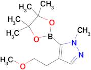 4-(2-Methoxyethyl)-1-methyl-5-(4,4,5,5-tetramethyl-1,3,2-dioxaborolan-2-yl)-1H-pyrazole