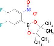 2-(4,5-Difluoro-2-nitrophenyl)-4,4,5,5-tetramethyl-1,3,2-dioxaborolane