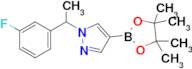 1-(1-(3-Fluorophenyl)ethyl)-4-(4,4,5,5-tetramethyl-1,3,2-dioxaborolan-2-yl)-1H-pyrazole