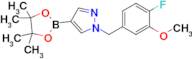 1-(4-Fluoro-3-methoxybenzyl)-4-(4,4,5,5-tetramethyl-1,3,2-dioxaborolan-2-yl)-1H-pyrazole