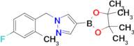 1-(4-Fluoro-2-methylbenzyl)-4-(4,4,5,5-tetramethyl-1,3,2-dioxaborolan-2-yl)-1H-pyrazole