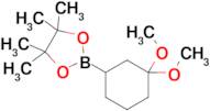 2-(3,3-Dimethoxycyclohexyl)-4,4,5,5-tetramethyl-1,3,2-dioxaborolane