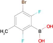 3-Bromo-2,6-difluoro-5-methylphenylboronic acid