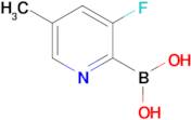 (3-Fluoro-5-methylpyridin-2-yl)boronic acid