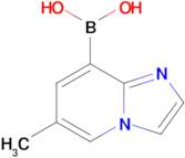 {6-Methylimidazo[1,2-a]pyridin-8-yl}boronic acid