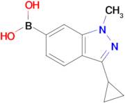 (3-Cyclopropyl-1-methylindazol-6-yl)boronic acid