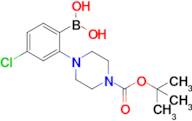 (2-{4-[(tert-Butoxy)carbonyl]piperazin-1-yl}-4-chlorophenyl)boronic acid