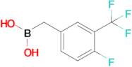 {[4-Fluoro-3-(trifluoromethyl)phenyl]methyl}boronic acid