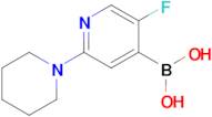 [5-Fluoro-2-(piperidin-1-yl)pyridin-4-yl]boronic acid