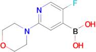 [5-Fluoro-2-(morpholin-4-yl)pyridin-4-yl]boronic acid