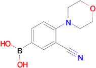 [3-Cyano-4-(morpholin-4-yl)phenyl]boronic acid