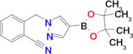 2-((4-(4,4,5,5-Tetramethyl-1,3,2-dioxaborolan-2-yl)-1H-pyrazol-1-yl)methyl)benzonitrile