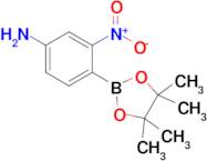 3-Nitro-4-(4,4,5,5-tetramethyl-1,3,2-dioxaborolan-2-yl)aniline