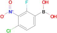 (4-Chloro-2-fluoro-3-nitrophenyl)boronic acid