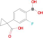 1-[4-(Dihydroxyboranyl)-3-fluorophenyl]cyclopropane-1-carboxylic acid