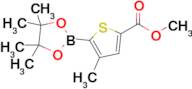 Methyl 4-methyl-5-(4,4,5,5-tetramethyl-1,3,2-dioxaborolan-2-yl)thiophene-2-carboxylate