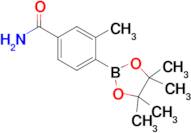 3-Methyl-4-(4,4,5,5-tetramethyl-1,3,2-dioxaborolan-2-yl)-benzamide