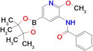 N-(2-Methoxy-5-(4,4,5,5-tetramethyl-1,3,2-dioxaborolan-2-yl)pyridin-3-yl)benzamide