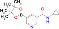 N-Cyclopropyl-5-(4,4,5,5-tetramethyl-1,3,2-dioxaborolan-2-yl)nicotinamide