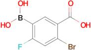 2-bromo-5-(dihydroxyboranyl)-4-fluorobenzoic acid