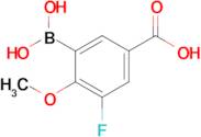 3-(Dihydroxyboranyl)-5-fluoro-4-methoxybenzoic acid