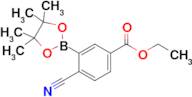 Ethyl 4-cyano-3-(4,4,5,5-tetramethyl-1,3,2-dioxaborolan-2-yl)benzoate