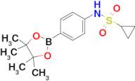 N-[4-(4,4,5,5-Tetramethyl-1,3,2-dioxaborolan-2-yl)phenyl]cyclopropanesulfonamide