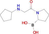 (2S)-1-[2-(Cyclopentylamino)acetyl]pyrrolidine-2-boronic acid