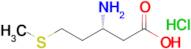 (R)-3-Amino-5-(methylthio)pentanoic acid hydrochloride