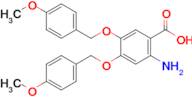 2-Amino-4,5-bis((4-methoxybenzyl)oxy)benzoic acid