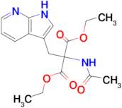 Diethyl 2-((1H-pyrrolo[2,3-b]pyridin-3-yl)methyl)-2-acetamidomalonate