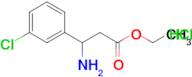 Ethyl 3-amino-3-(3-chlorophenyl)propanoate hydrochloride