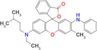 6'-(Ethyl(isopentyl)amino)-3'-methyl-2'-(phenylamino)-3H-spiro[isobenzofuran-1,9'-xanthen]-3-one