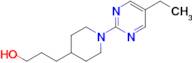 3-(1-(5-Ethylpyrimidin-2-yl)piperidin-4-yl)propan-1-ol