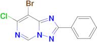 8-Bromo-7-chloro-2-phenyl-[1,2,4]triazolo[1,5-c]pyrimidine