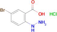 5-Bromo-2-hydrazinylbenzoic acid hydrochloride