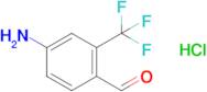 4-Amino-2-(trifluoromethyl)benzaldehyde hydrochloride