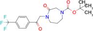 tert-Butyl 3-oxo-4-(2-oxo-2-(4-(trifluoromethyl)phenyl)ethyl)-1,4-diazepane-1-carboxylate