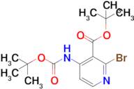 tert-Butyl 2-bromo-4-((tert-butoxycarbonyl)amino)nicotinate