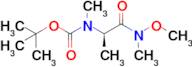 (R)-tert-Butyl (1-(methoxy(methyl)amino)-1-oxopropan-2-yl)(methyl)carbamate