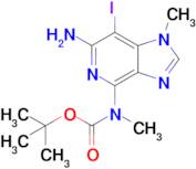 tert-Butyl (6-amino-7-iodo-1-methyl-1H-imidazo[4,5-c]pyridin-4-yl)(methyl)carbamate