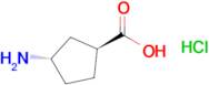 (1S,3S)-3-Aminocyclopentanecarboxylic acid hydrochloride