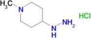 4-Hydrazinyl-1-methylpiperidine hydrochloride