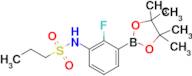 N-(2-Fluoro-3-(4,4,5,5-tetramethyl-1,3,2-dioxaborolan-2-yl)phenyl)propane-1-sulfonamide