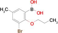 (3-Bromo-5-methyl-2-propoxyphenyl)boronic acid